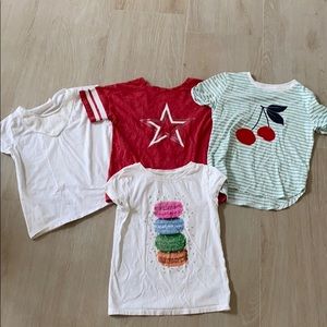 Bundle 4 Girls T-shirts size medium